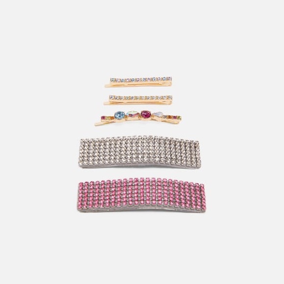 Zara Accessories Zara Sparkling Hair Clips Poshmark